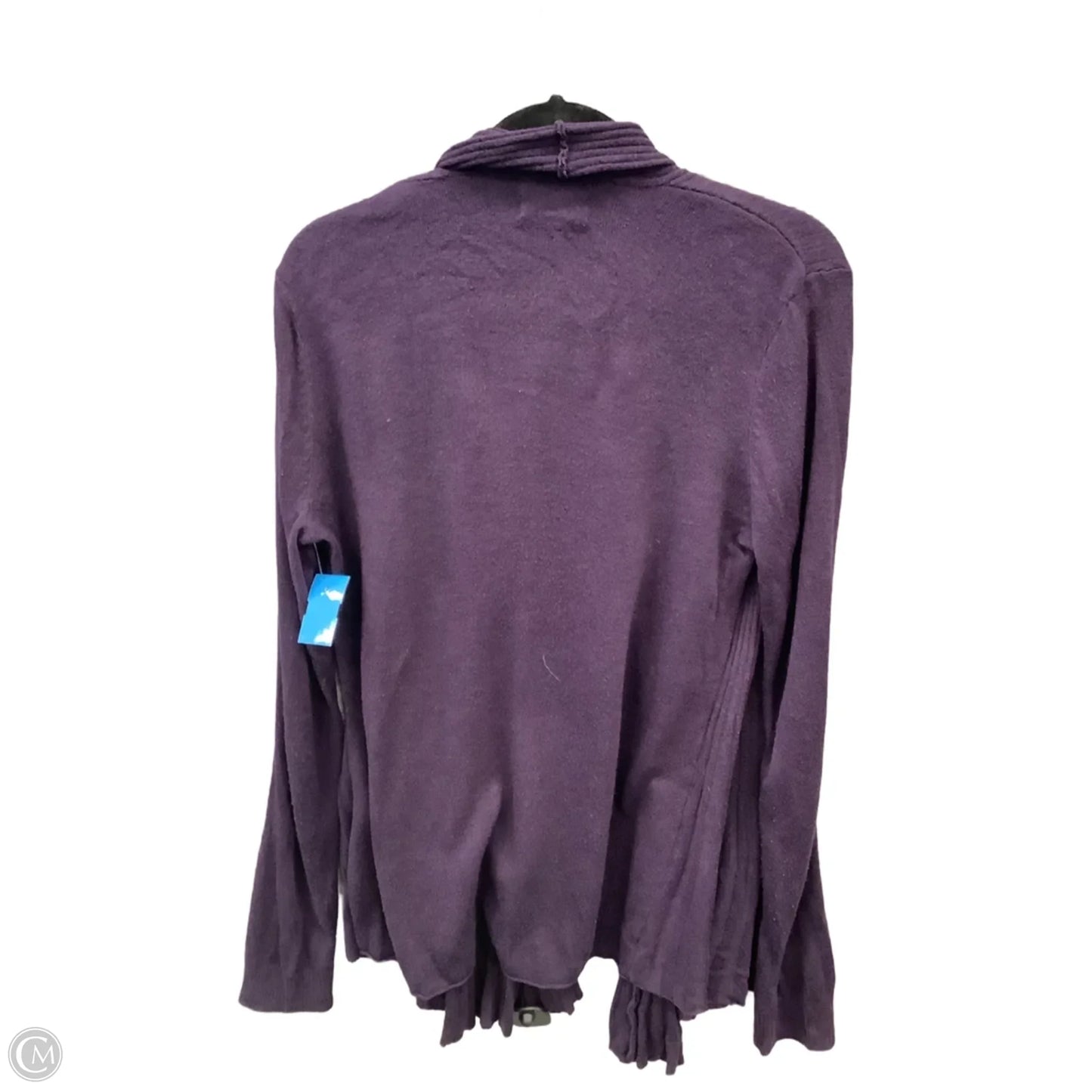 Cardigan By Debbie Morgan In Purple, Size: L