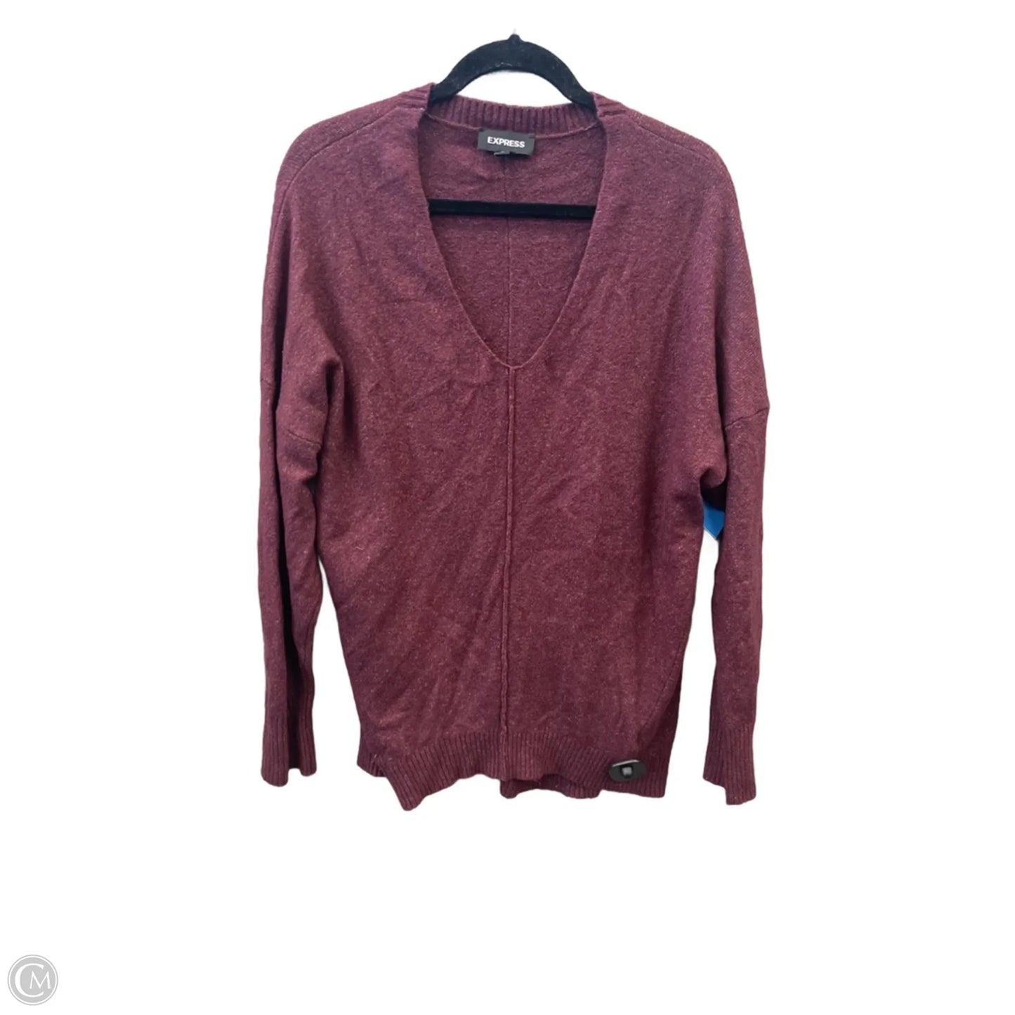 Top Long Sleeve By Express In Red, Size: M