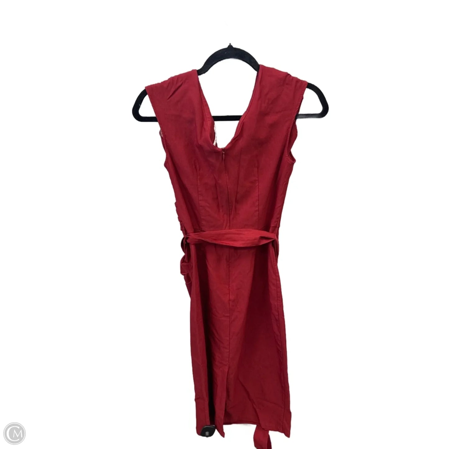Dress Casual Midi By Cme In Red, Size: M