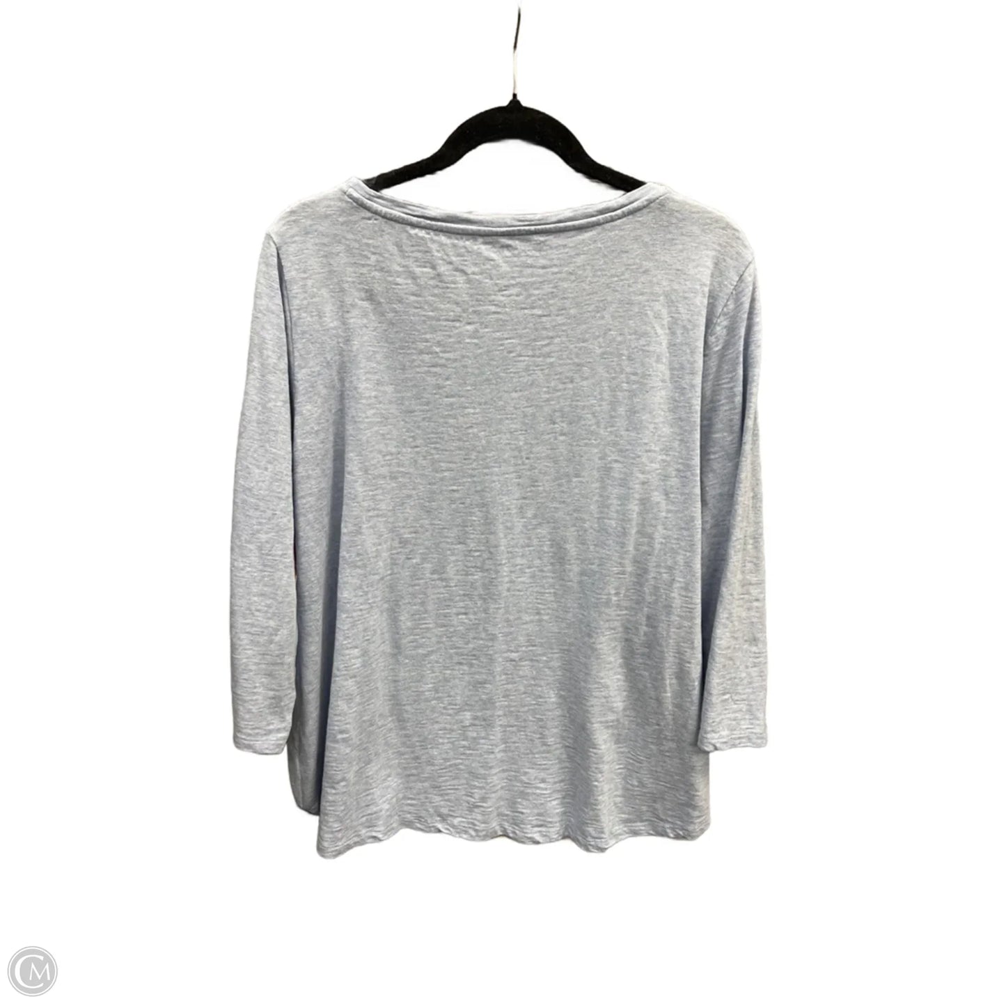 Top Long Sleeve By Talbots In Blue, Size: Xl