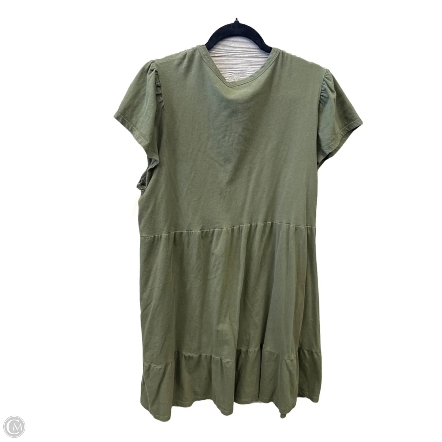 Dress Casual Short By Time And Tru In Green, Size: 3x