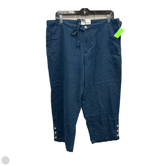 Pants Linen By Columbia In Blue, Size: 12