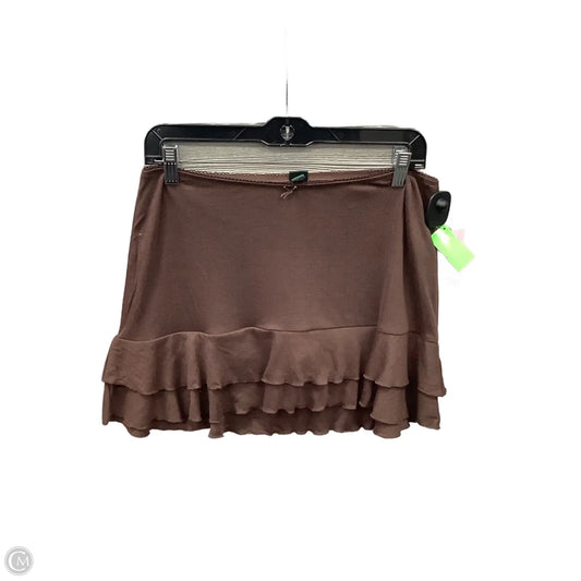 Skirt Mini & Short By Wild Fable In Brown, Size: 8