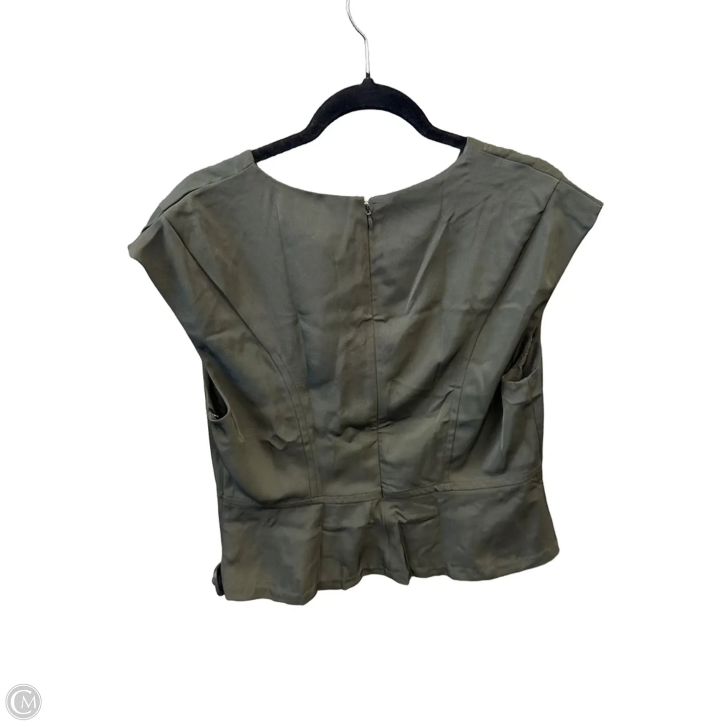 Top Short Sleeve By Banana Republic In Green, Size: Xl