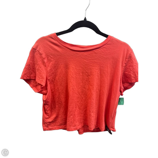Top Short Sleeve Basic By Universal Thread In Red, Size: L