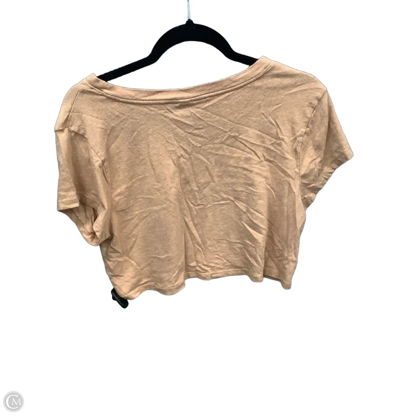 Top Short Sleeve By Wild Fable In Brown, Size: M