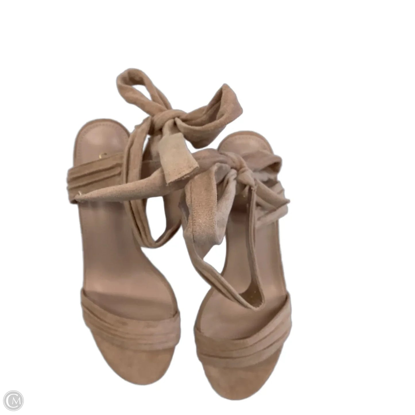 Sandals Heels Block By Allegra K In Bronze, Size: 7.5