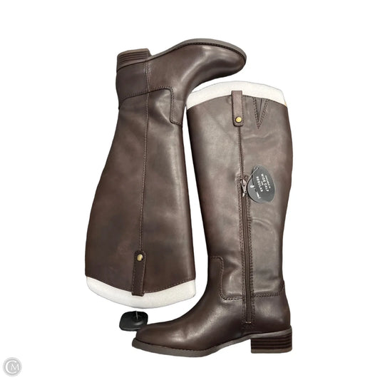 Boots Knee Flats By Inc In Brown, Size: 7