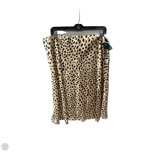 Skirt Midi By Serra In Animal Print, Size: 14