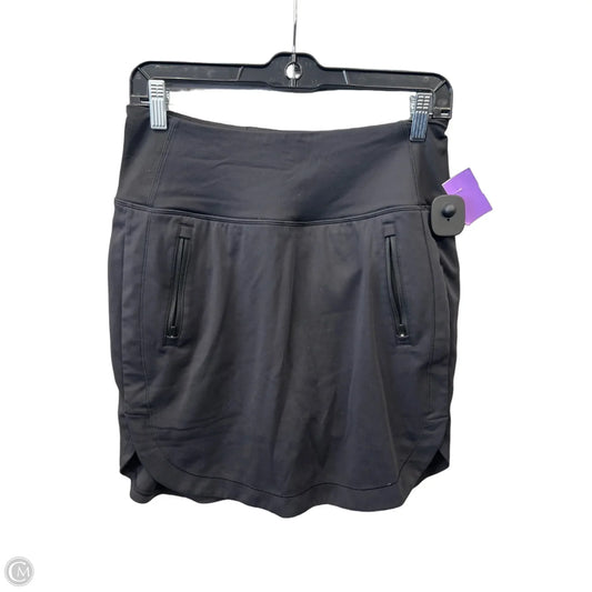 Athletic Skort By Athleta In Black, Size: S