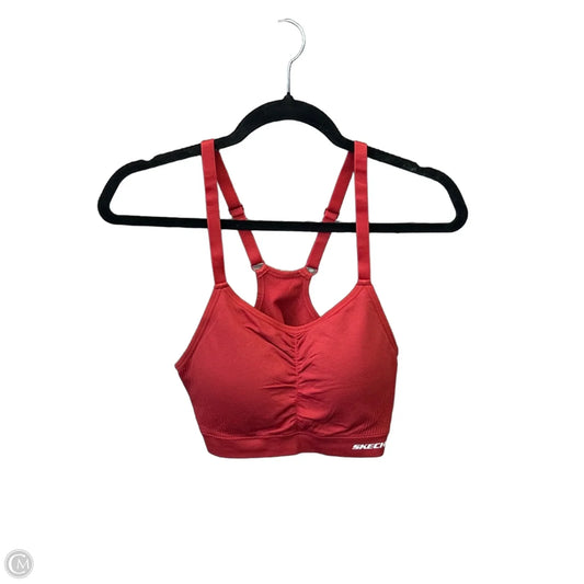 Athletic Bra By Skechers In Red, Size: Xl
