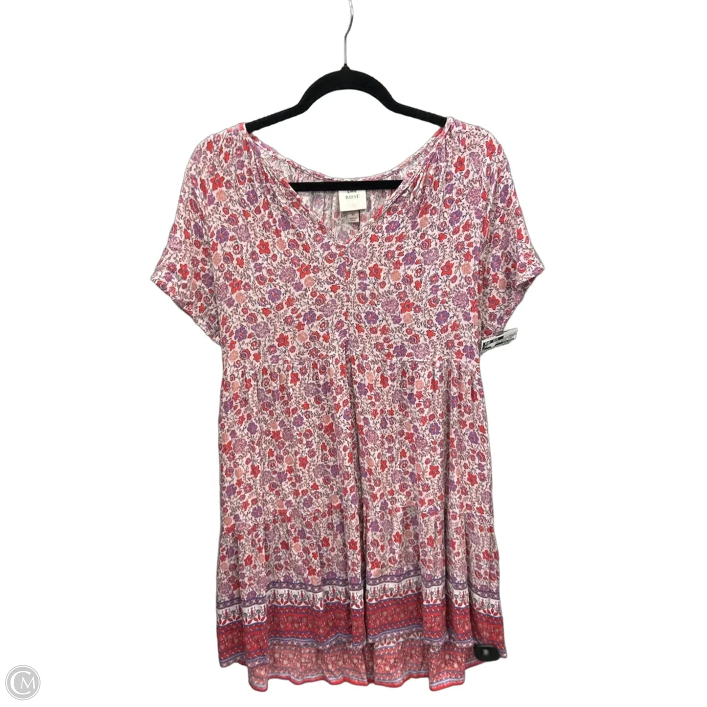 Dress Casual Midi By Knox Rose In Pink, Size: M