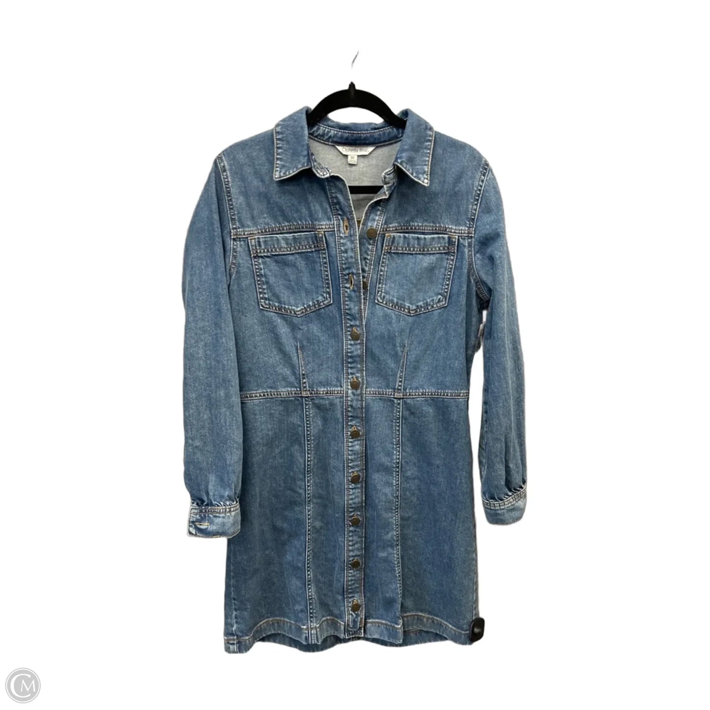 Dress Casual Midi By Ophelia Roe In Blue Denim, Size: M