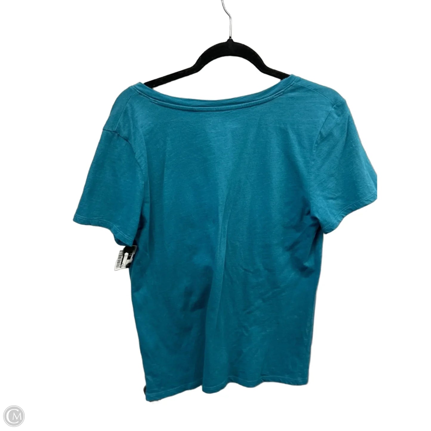 Top Short Sleeve By Ana In Blue, Size: L