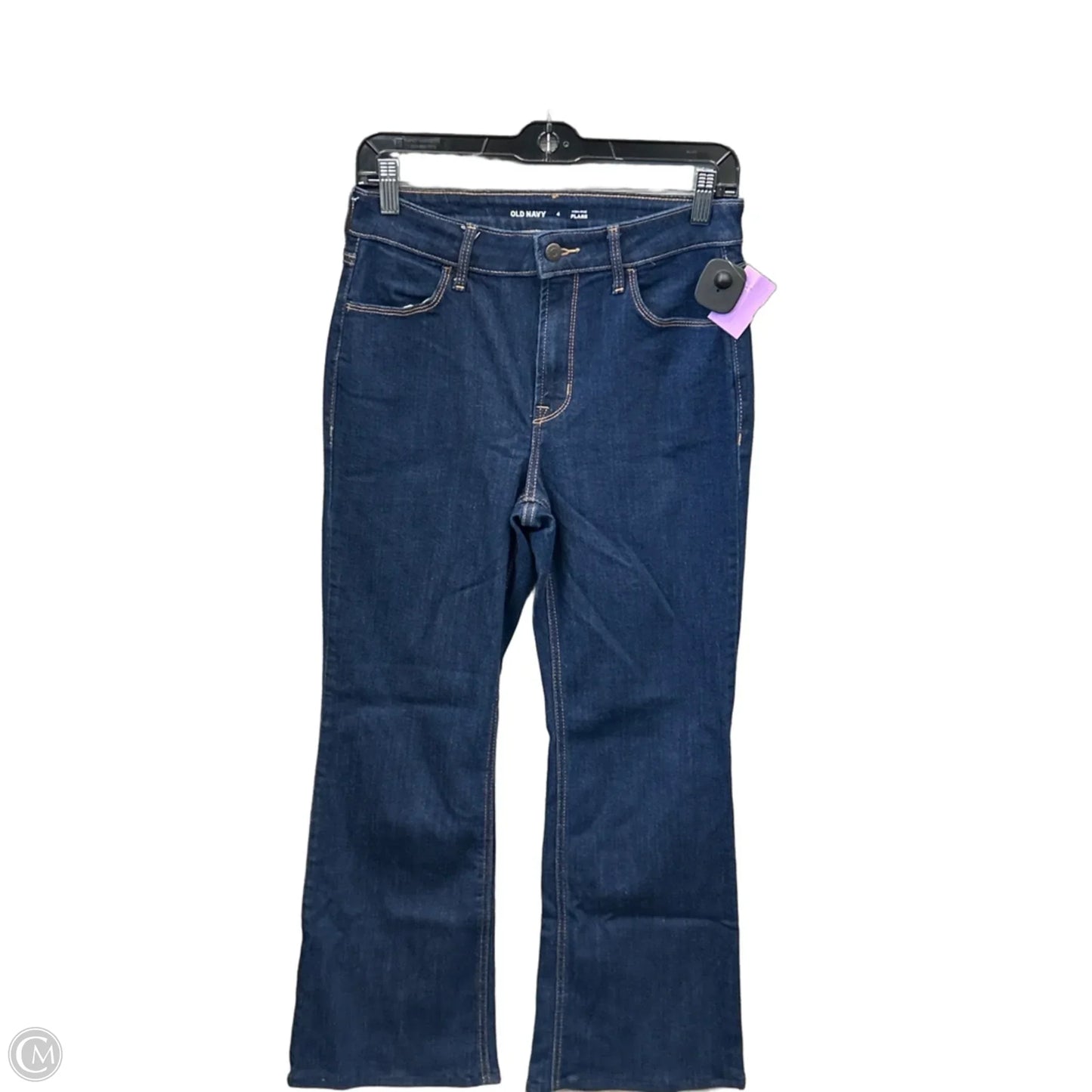 Jeans Flared By Old Navy In Blue Denim, Size: 4