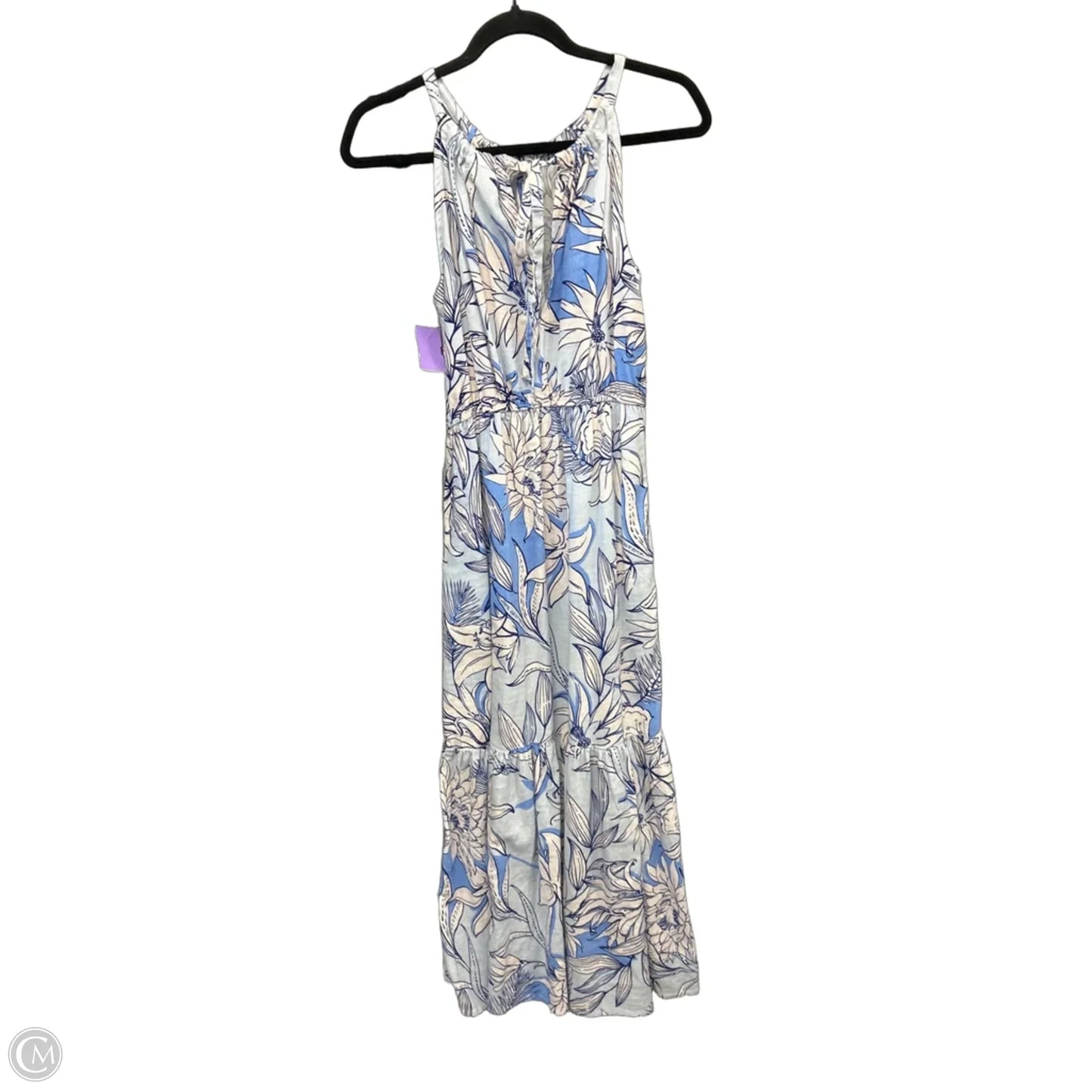 Dress Designer By Halston In Blue, Size: S