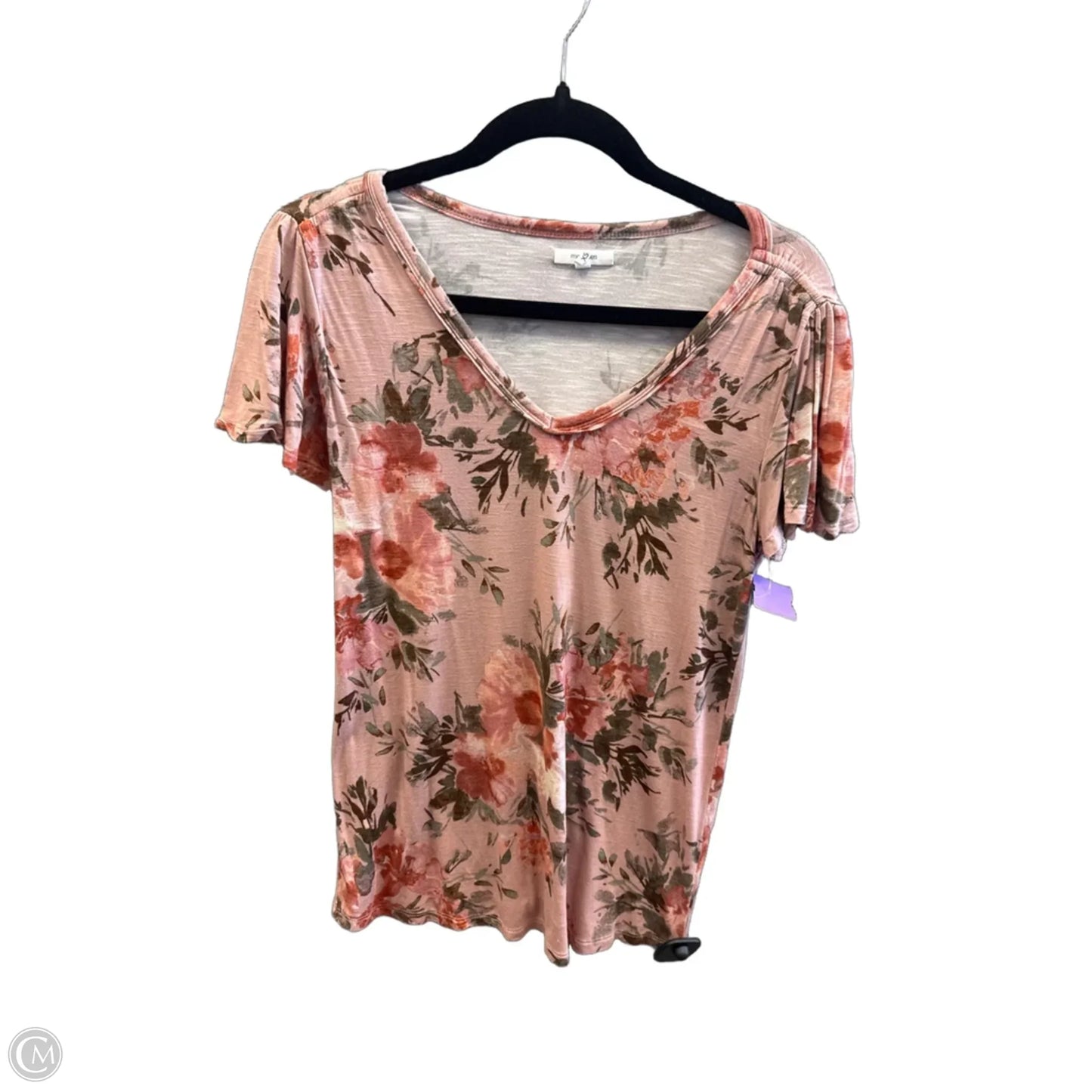Top Short Sleeve By Maurices In Pink, Size: Xs