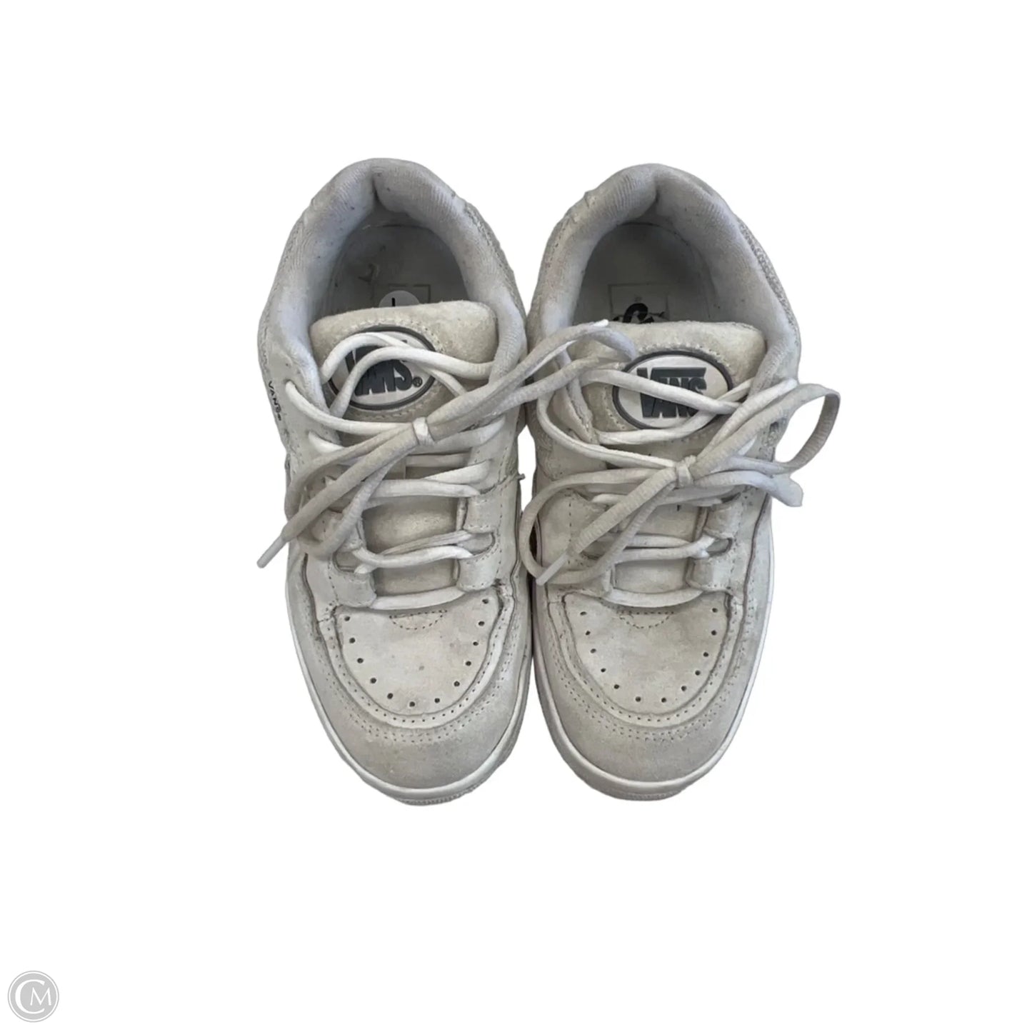 Shoes Sneakers By Vans In Cream, Size: 7