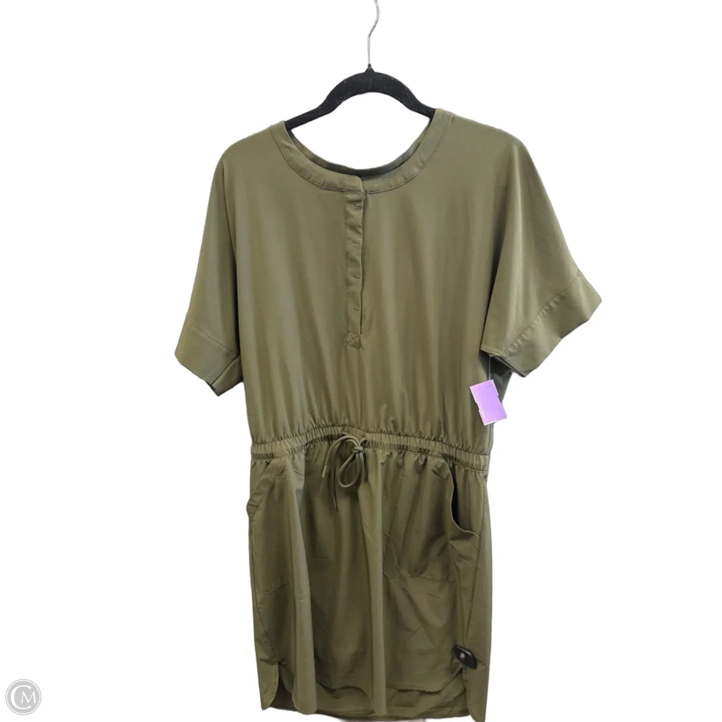 Dress Casual Midi By Talbots In Green, Size: L