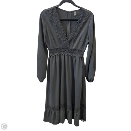 Dress Casual Midi By Shein In Black, Size: S