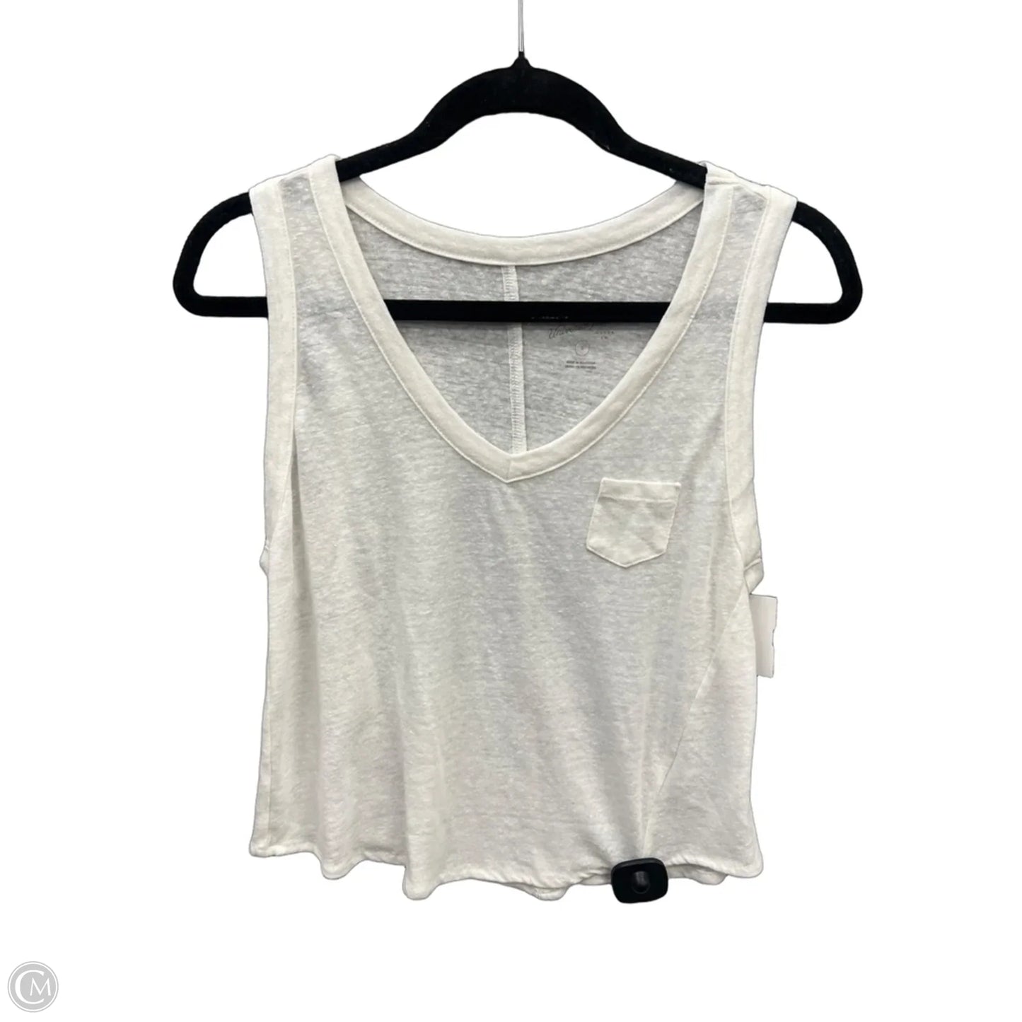 Top Sleeveless By Universal Thread In White, Size: S