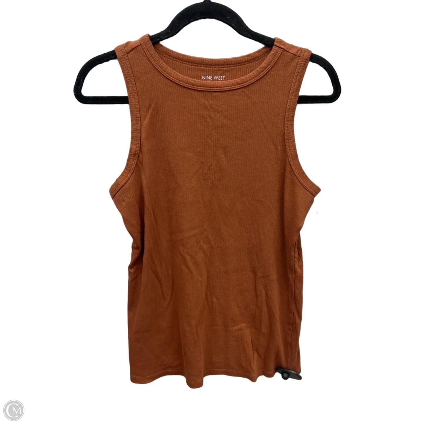 Top Sleeveless Basic By Nine West In Brown, Size: L