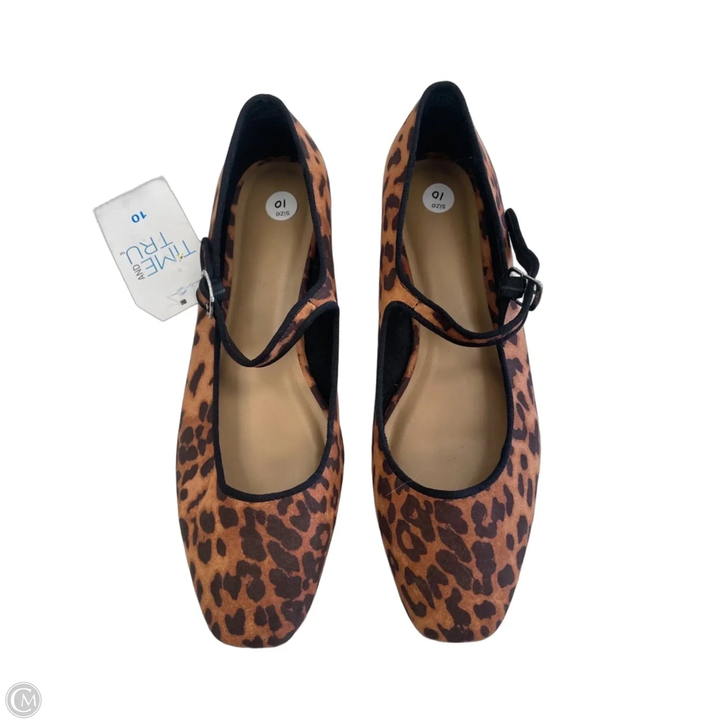 Shoes Flats By Time And Tru In Animal Print, Size: 10