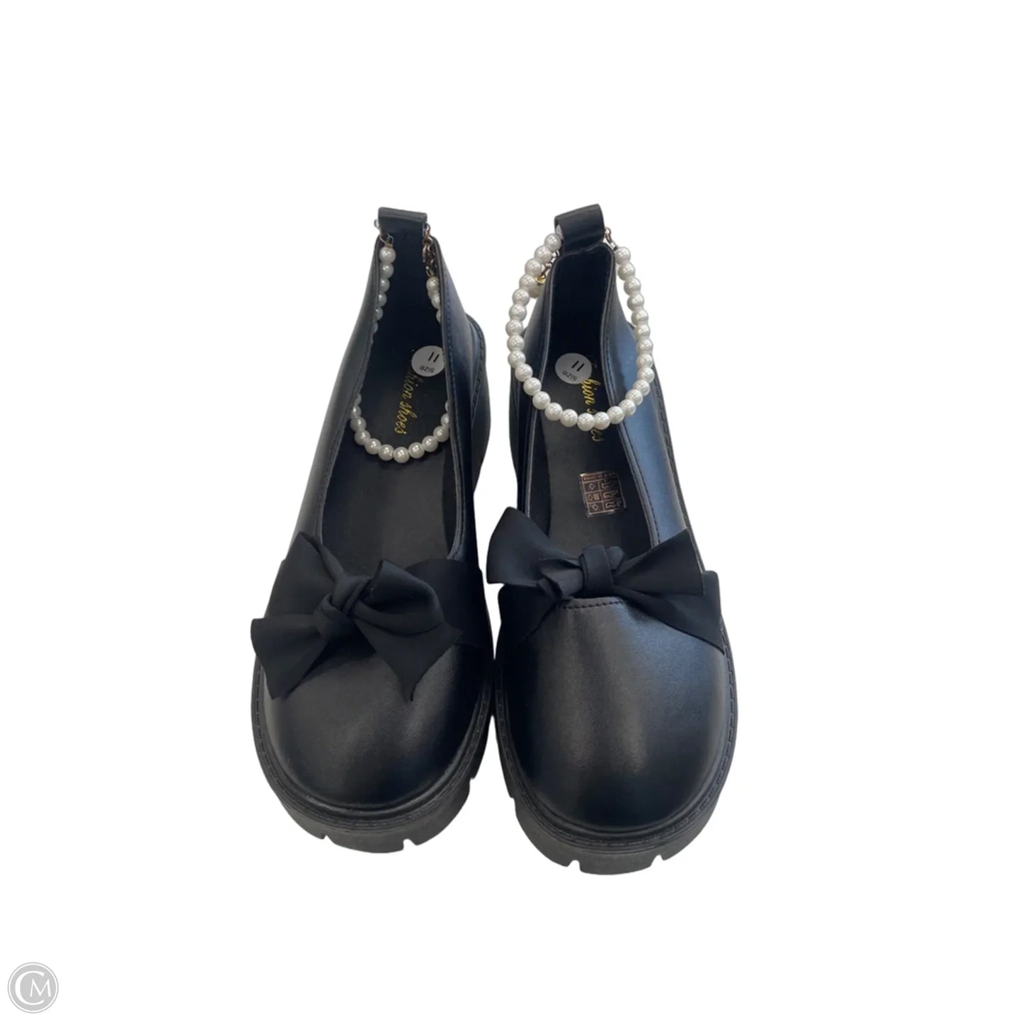 Shoes Flats By Clothes Mentor In Black, Size: 11