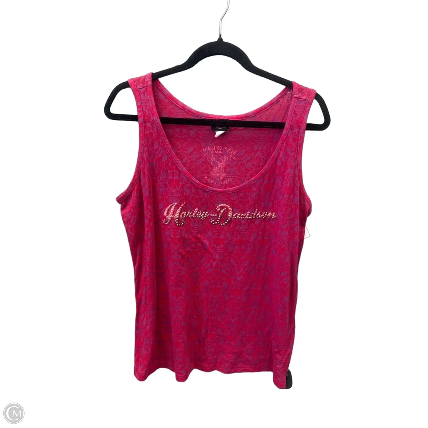 Top Sleeveless By Harley Davidson In Pink, Size: Xl