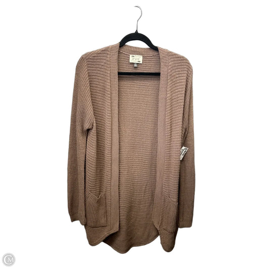 Sweater Cardigan By Say What In Brown, Size: Xl