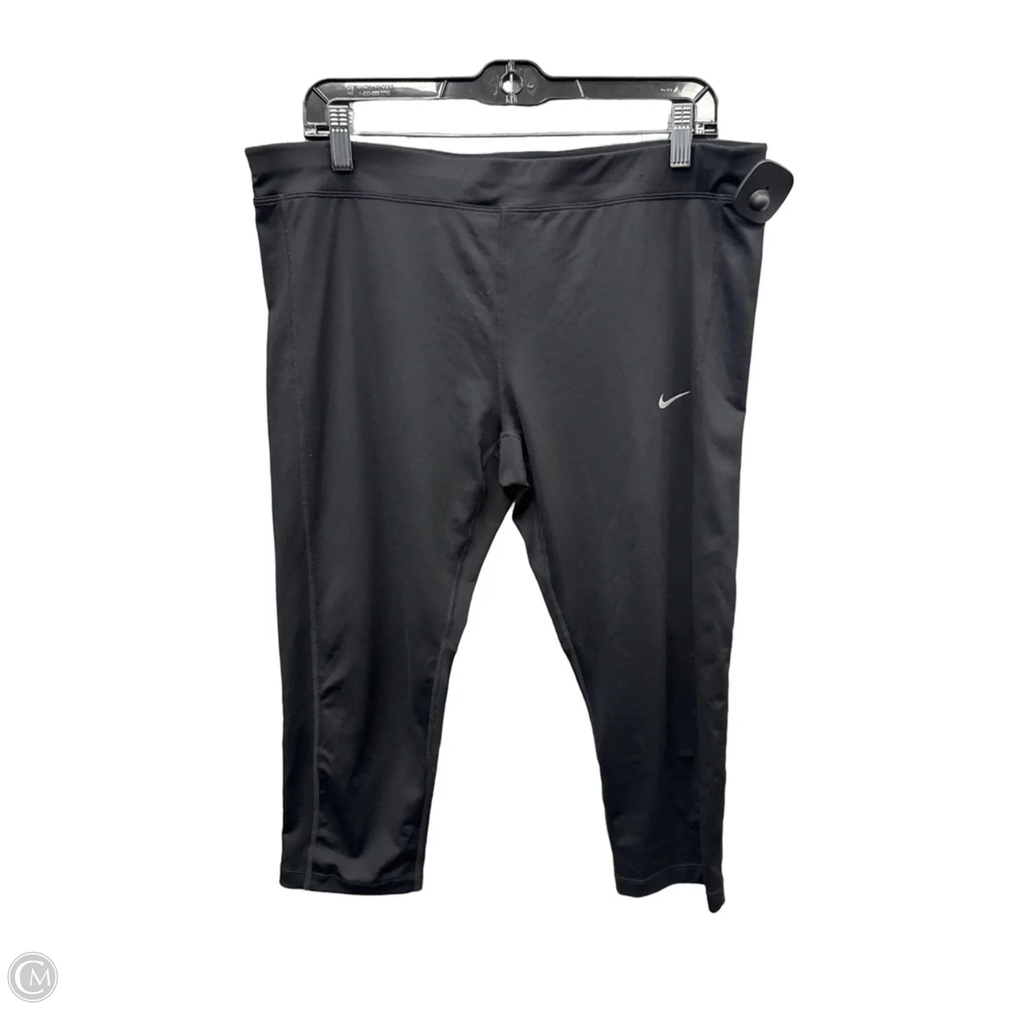 Athletic Leggings Capris By Nike Apparel In Black, Size: 1x