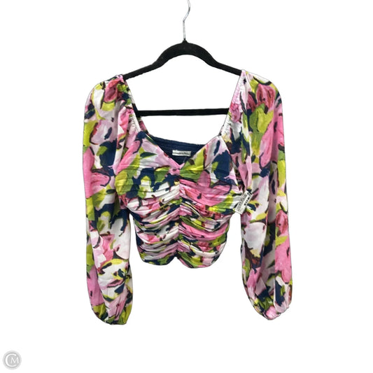 Top Long Sleeve By Abercrombie And Fitch In Multi-colored, Size: Xs