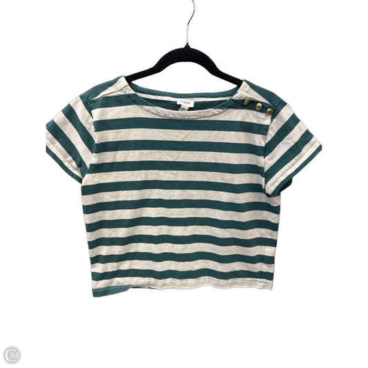 Top Short Sleeve By J. Crew In Striped Pattern, Size: S