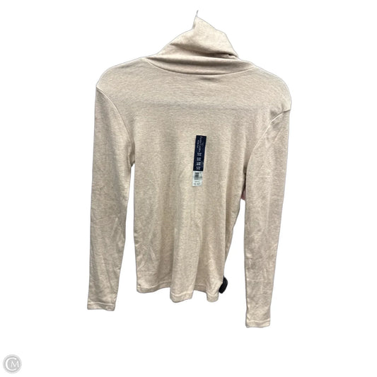 Top Long Sleeve Basic By Faded Glory In Brown, Size: S