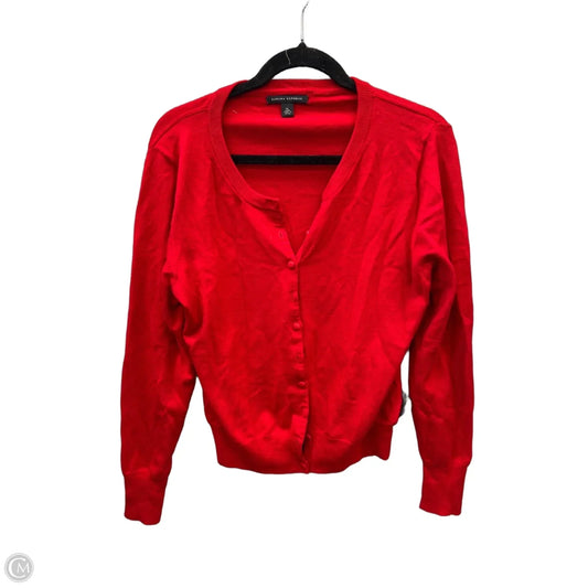 Cardigan By Banana Republic In Red, Size: Xl