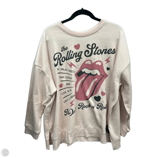 Top Long Sleeve By Clothes Mentor In Pink, Size: 2x