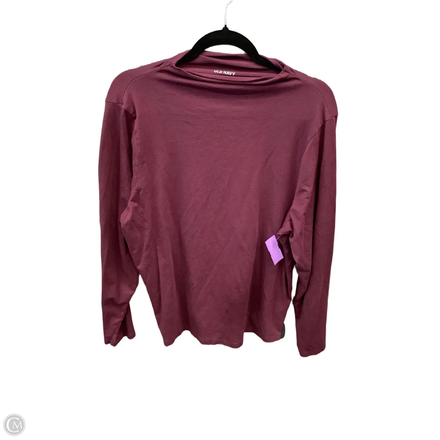 Top Long Sleeve By Old Navy In Maroon, Size: 2x