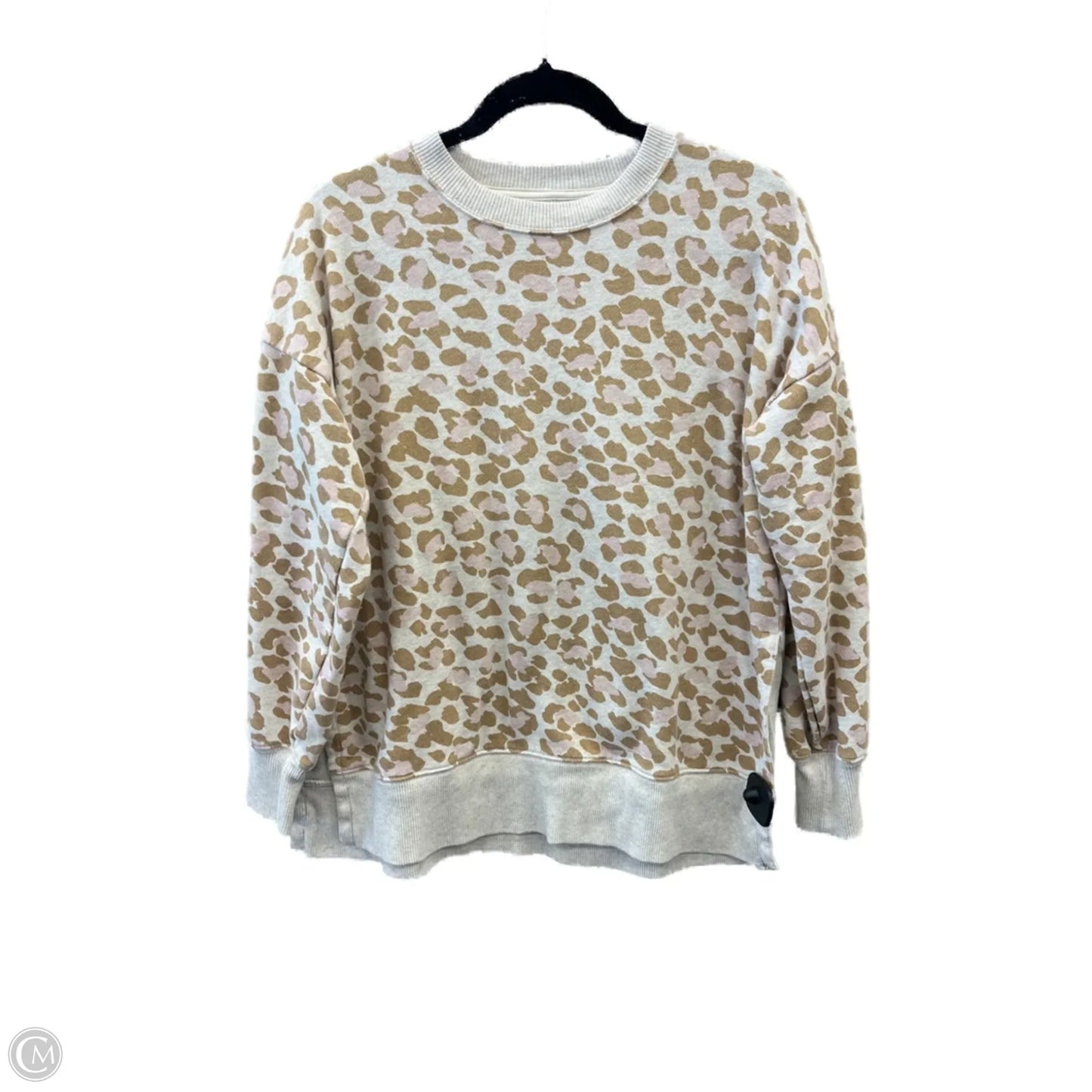 Sweatshirt Crewneck By Aerie In Animal Print, Size: Xs