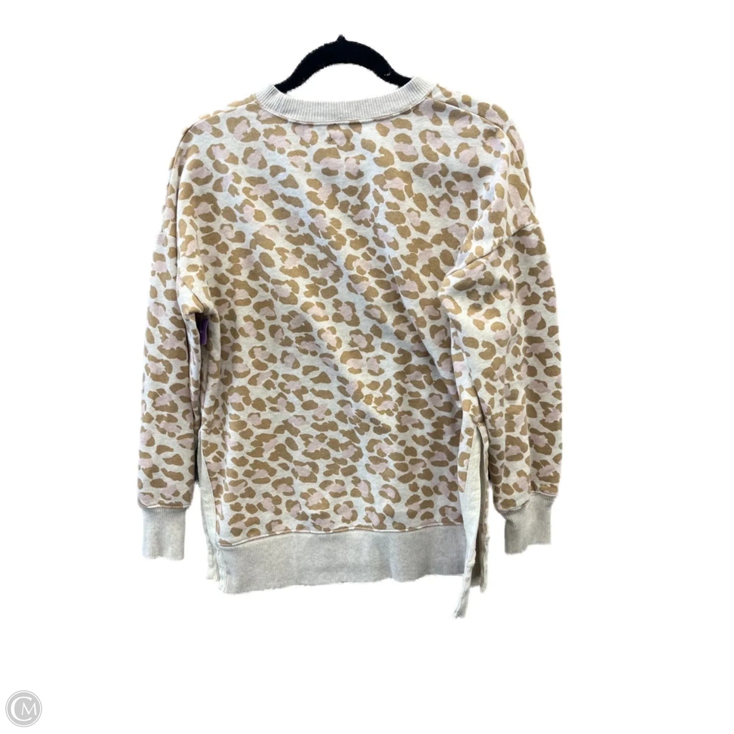 Sweatshirt Crewneck By Aerie In Animal Print, Size: Xs