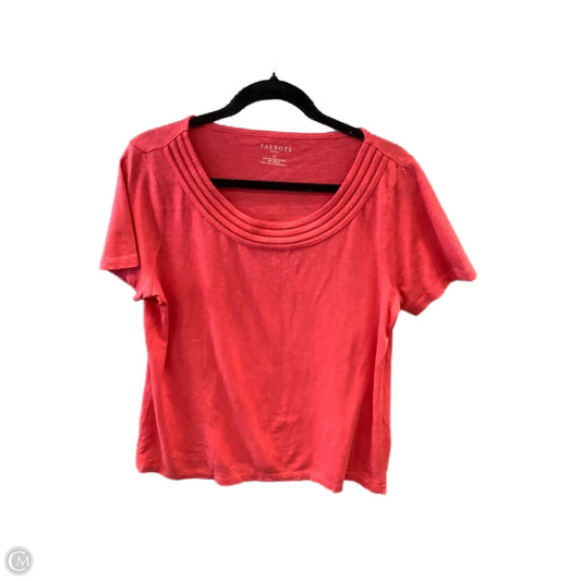 Top Short Sleeve By Talbots In Red, Size: Lp