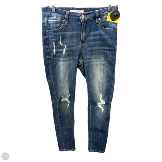 Jeans Skinny By Kancan In Blue Denim, Size: 4