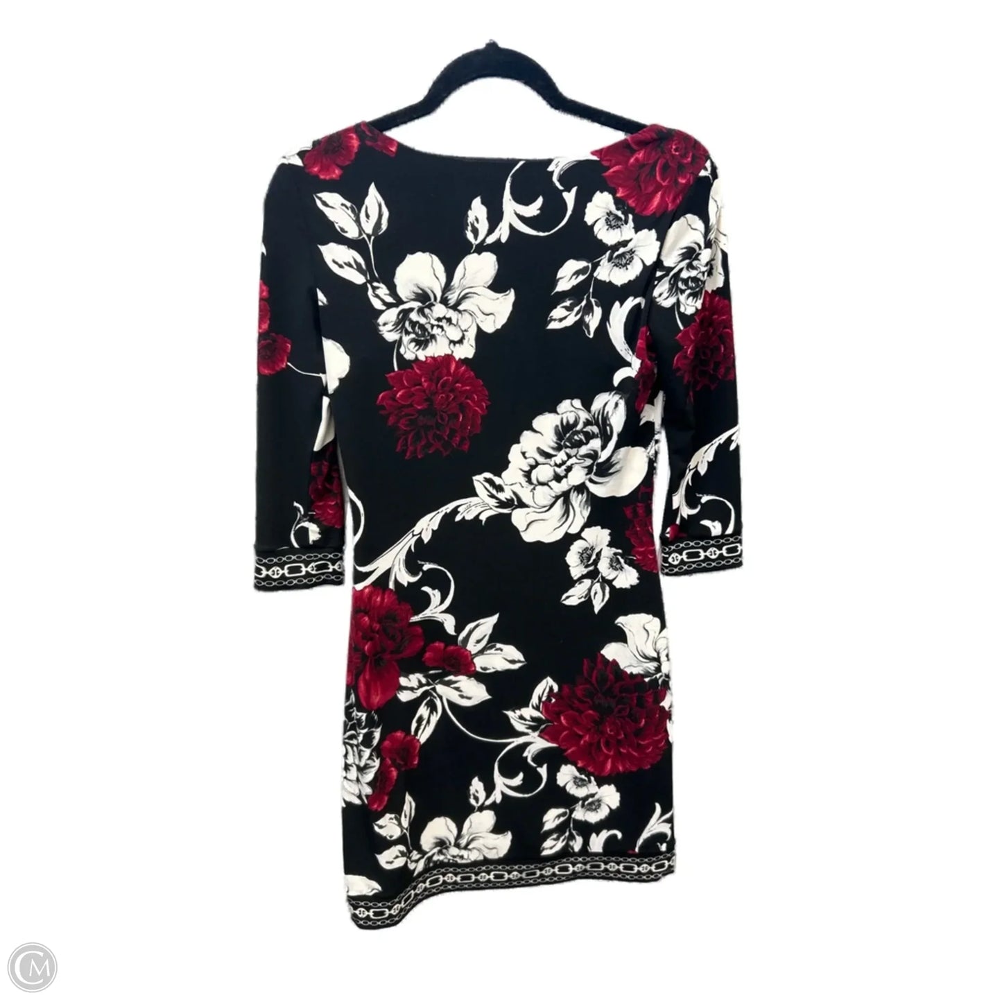 Dress Casual Short By White House Black Market In Floral Print, Size: Xs