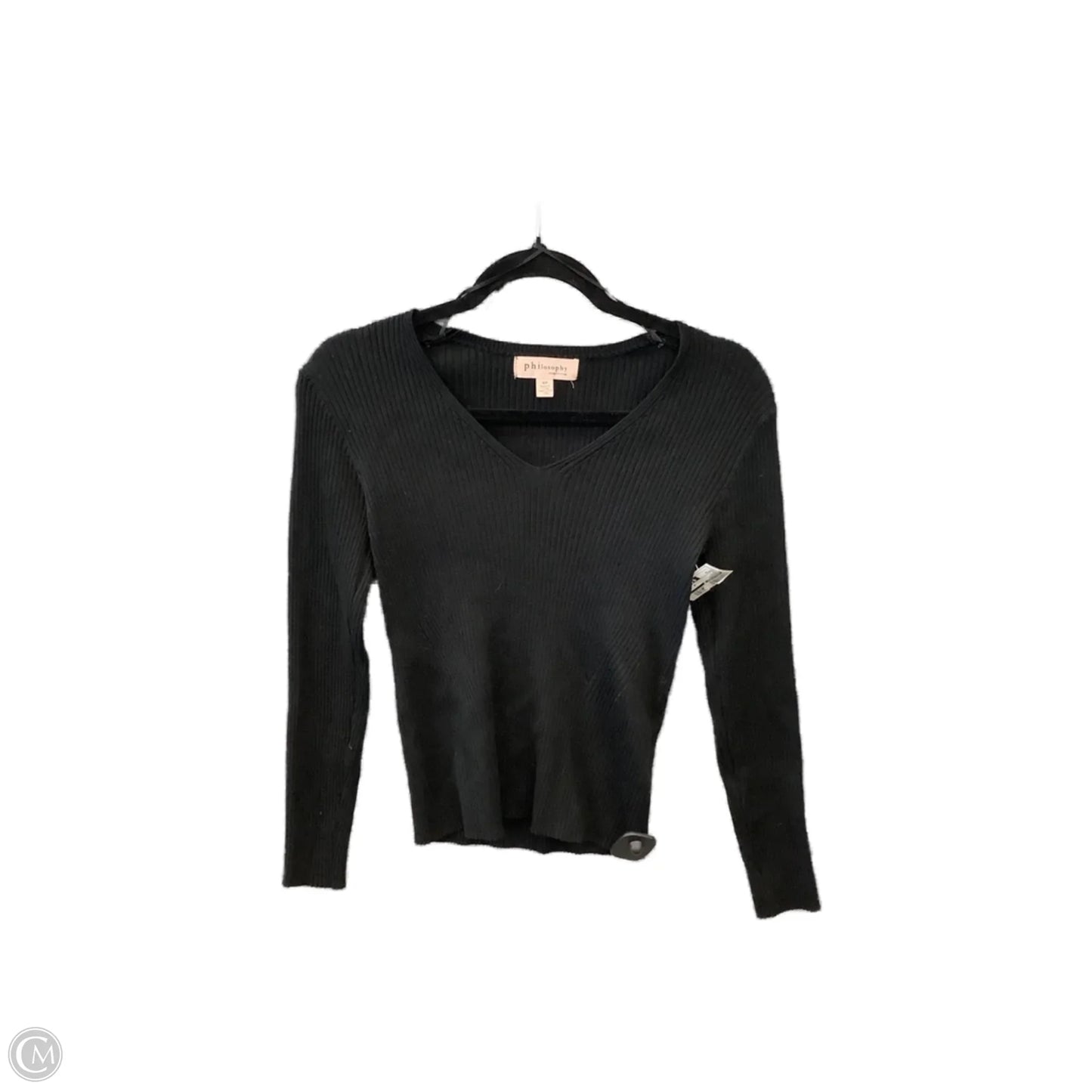 Sweater By Philosophy In Black, Size: S