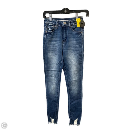 Jeans Skinny By Kancan In Blue Denim, Size: 0