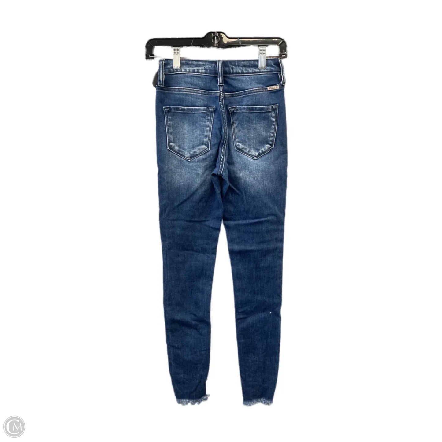 Jeans Skinny By Kancan In Blue Denim, Size: 0