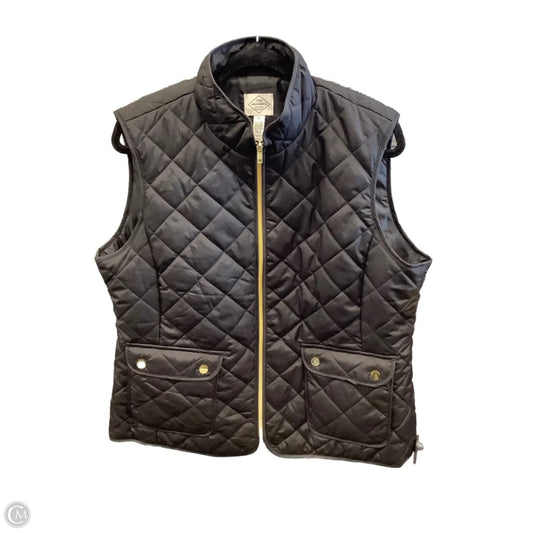 Vest Faux Fur & Sherpa By St Johns Bay In Black, Size: Xl