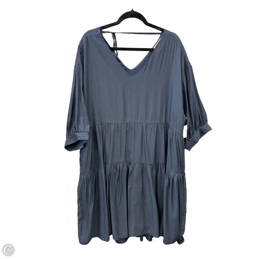 Dress Casual Midi By Davi & Dani In Blue, Size: 1x