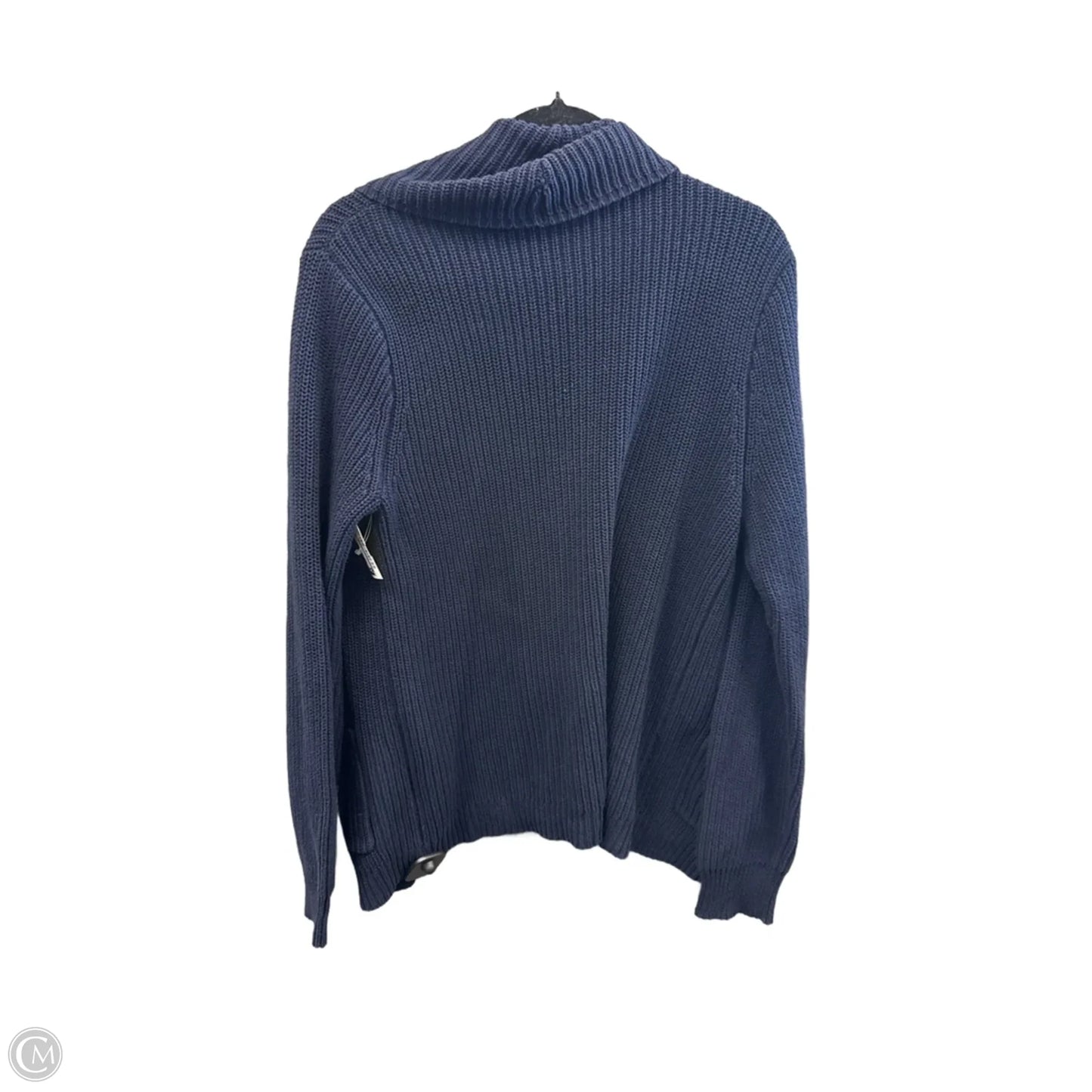 Sweater Cardigan By J. Crew In Blue, Size: M
