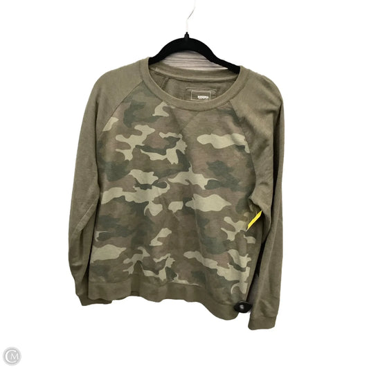 Top Long Sleeve By Sonoma In Green, Size: L