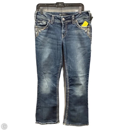 Jeans Boot Cut By Silver In Blue Denim, Size: 10